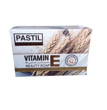 Pastil Vitamin E Beauty Soap. Moisturizes, Make skin young, Soothes, Softens, Exfoliates , fades spots & pigments